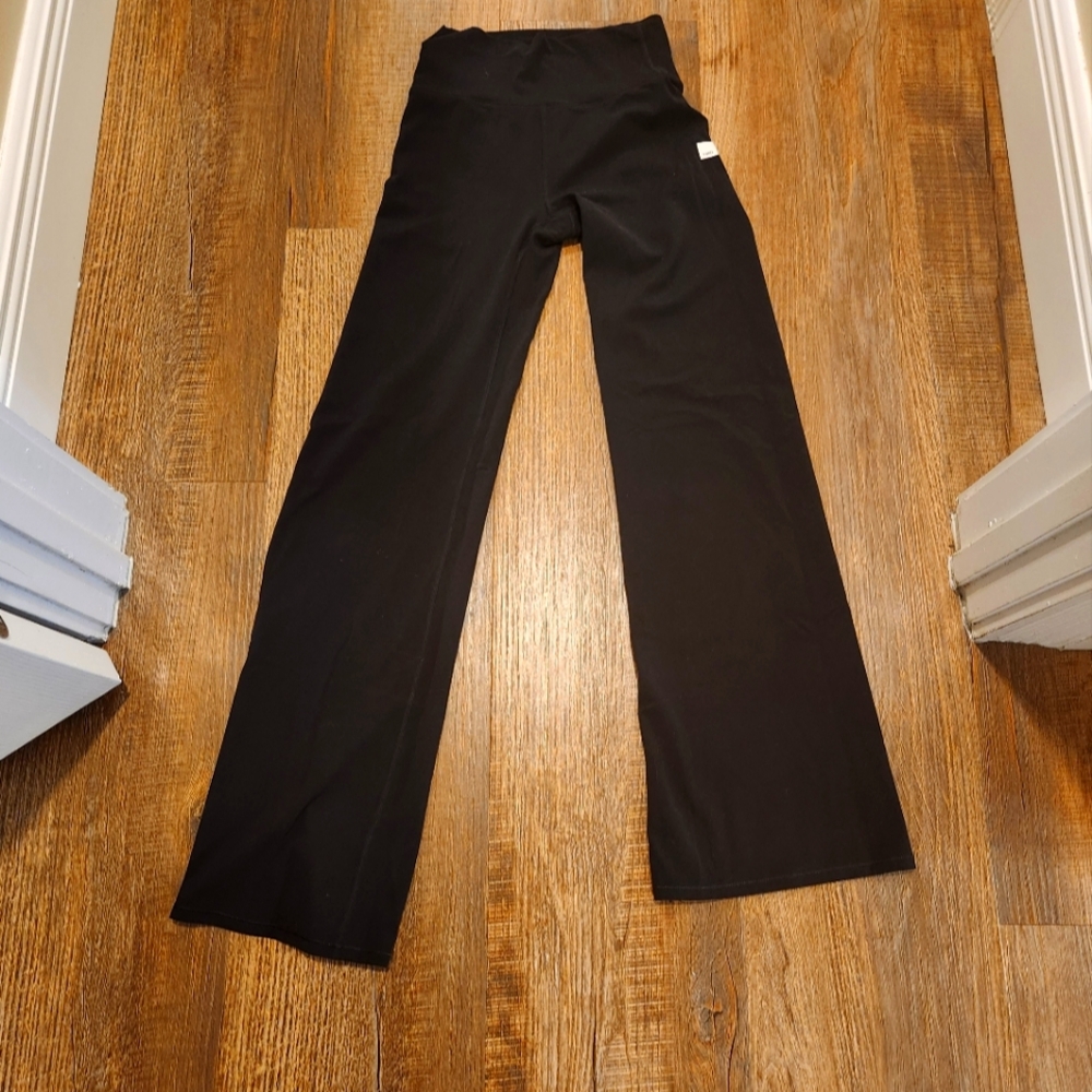 Women's Vuori Black Wide-Leg Pants